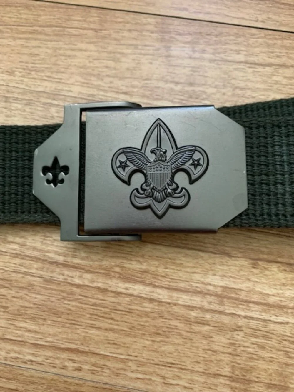 Boy Scouts of America belt with buckle